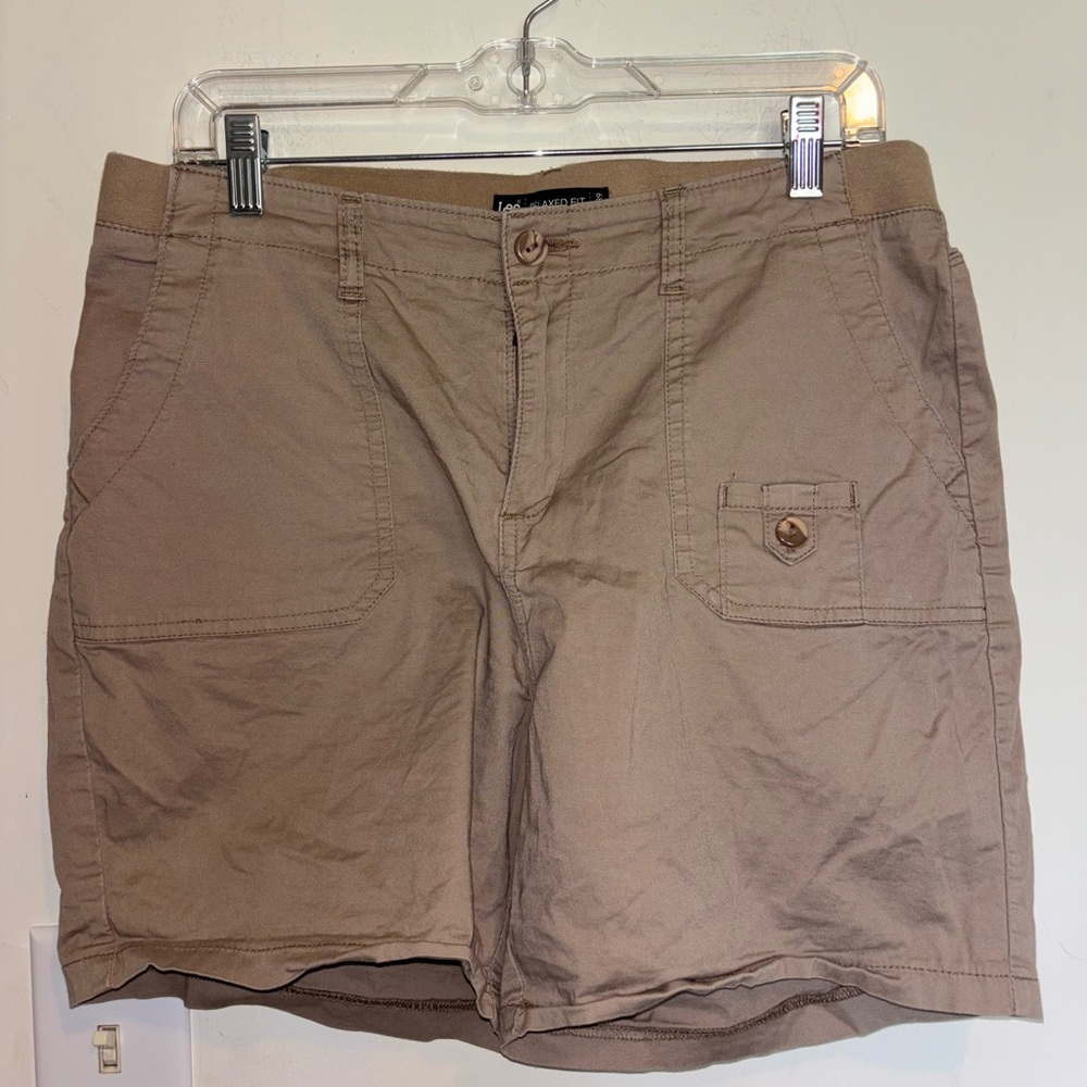 Lee Tan Cargo Shorts Versatile Cotton Blend